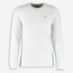 White Long Sleeve Logo T Shirt - Image 1 - please select to enlarge image