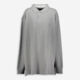 Grey Long Sleeve Polo Shirt - Image 1 - please select to enlarge image