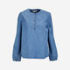 Denim Blue Buttoned Top - Image 1 - please select to enlarge image