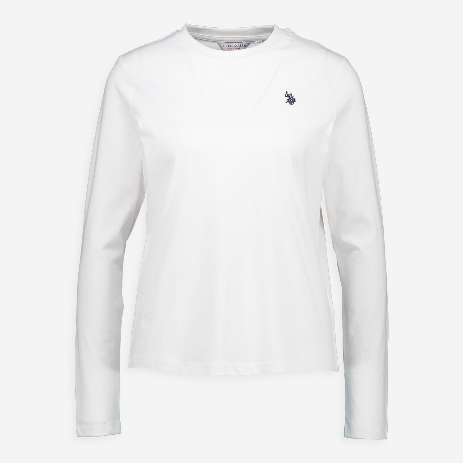White Logo Long Sleeve T Shirt TK Maxx UK - Main Image