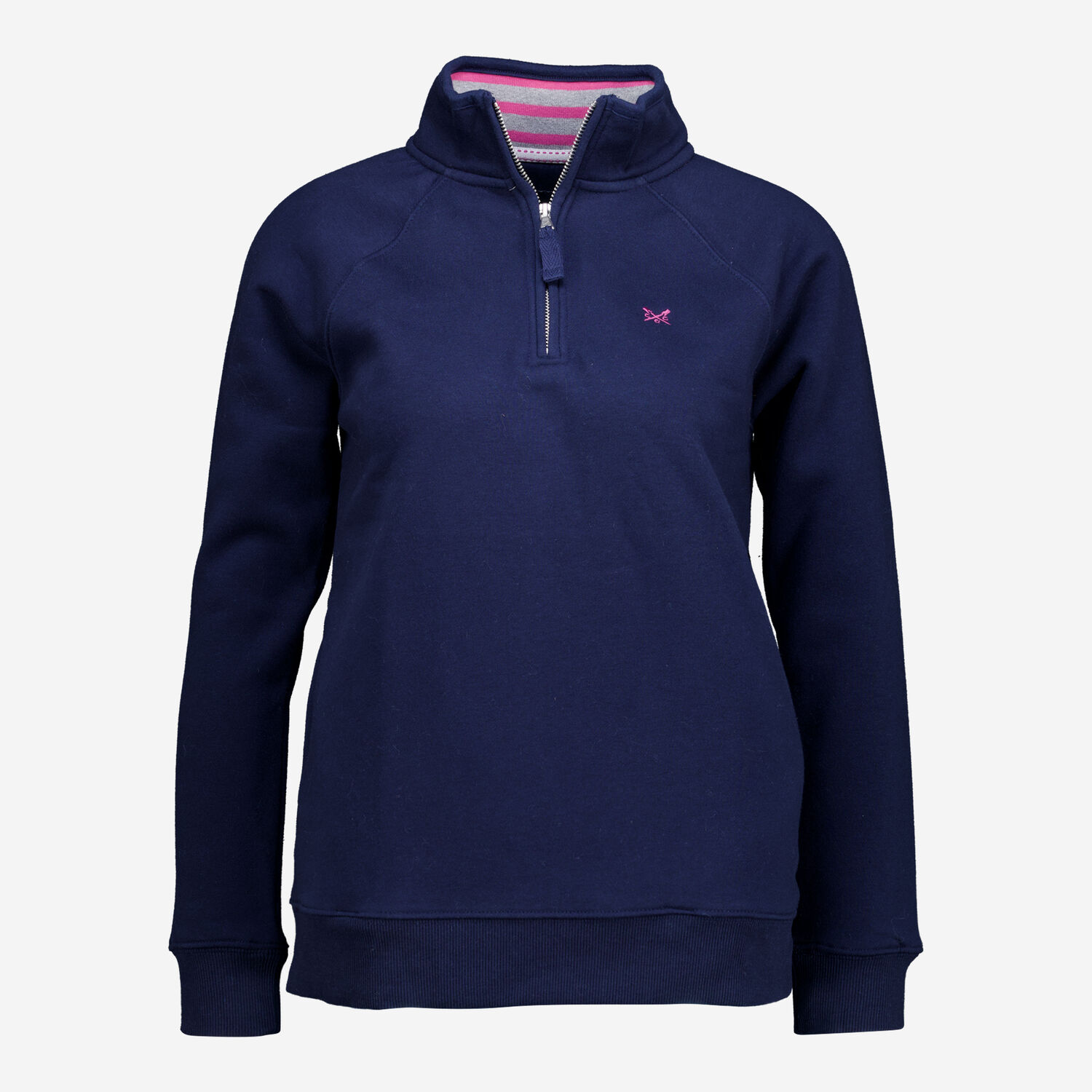 Navy Zip Neck Sweatshirt TK Maxx UK
