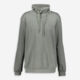 Grey Folded Neck Sweatshirt  - Image 1 - please select to enlarge image