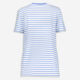 Blue & White Stripe T Shirt - Image 2 - please select to enlarge image