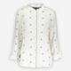White Floral Embroidered Blouse - Image 1 - please select to enlarge image
