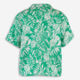 Green & White Shell Linen Shirt - Image 2 - please select to enlarge image