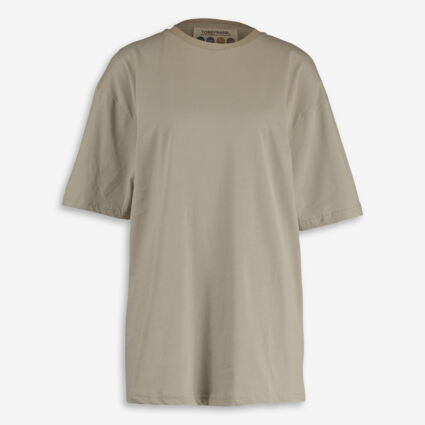 Pastel Grey Solid T Shirt - Image 1 - please select to enlarge image
