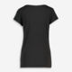 Black Classic Scoop Neck T Shirt - Image 2 - please select to enlarge image