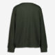 Dark Green Studded Sleeve Sweatshirt  - Image 2 - please select to enlarge image