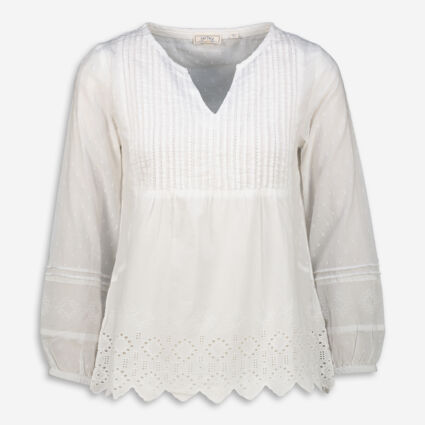 White Jessica Blouse - TK Maxx UK