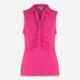 Hot Pink Sleeveless Blouse  - Image 1 - please select to enlarge image