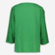 Green Linen Menta Top - Image 2 - please select to enlarge image