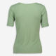 Green Button Neck Top - Image 2 - please select to enlarge image