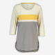 Cream Striped Top - Image 1 - please select to enlarge image