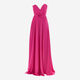 Pink Strapless Split Dress - Image 1 - please select to enlarge image