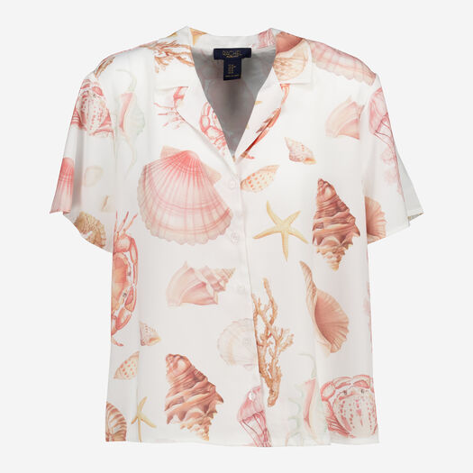 White Sea Shell Top  - Image 1 - please select to enlarge image