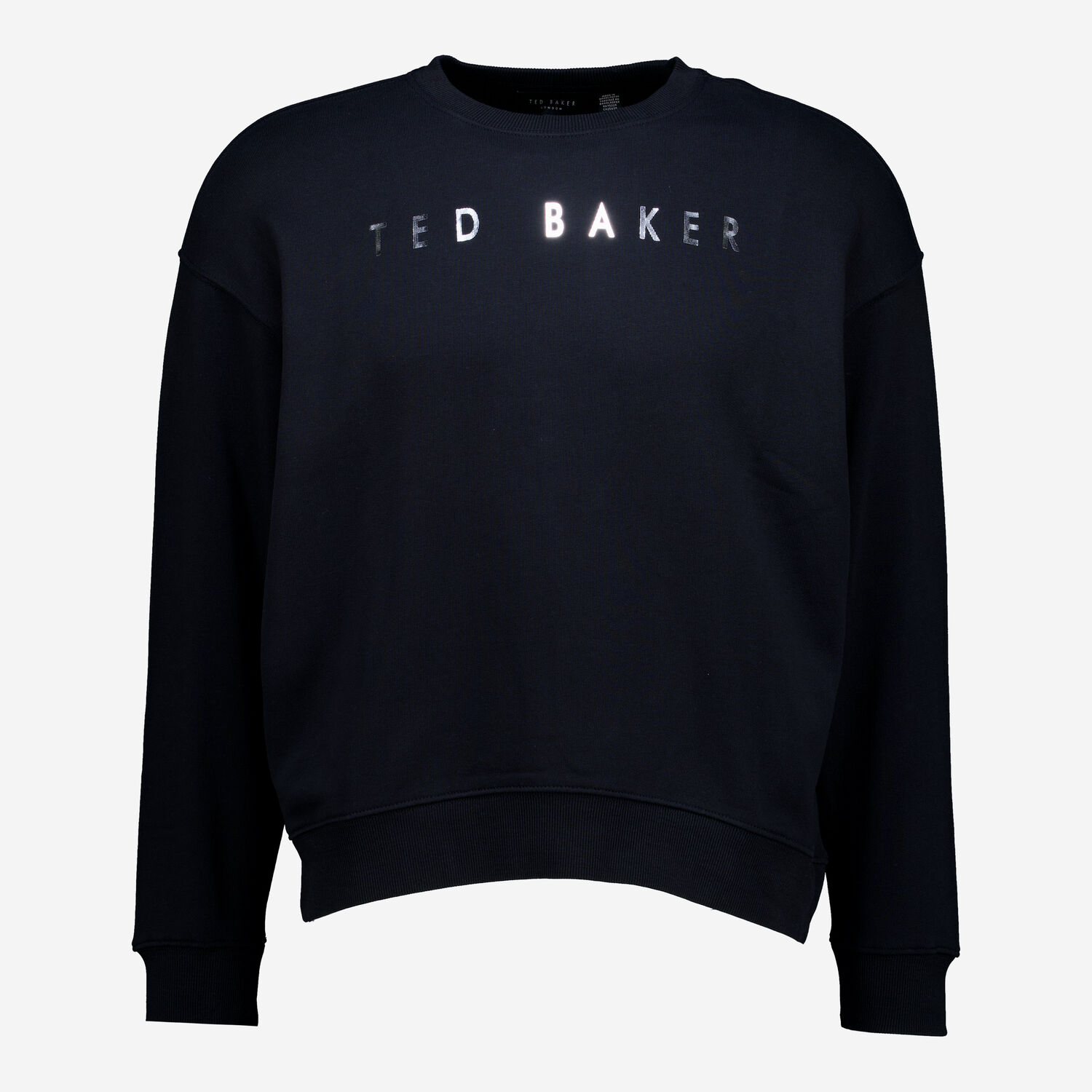 Black Foil Sweatshirt TK Maxx UK - Main Image