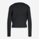 Black Rib Knit Cardigan - Image 2 - please select to enlarge image