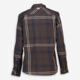 Brown Check Long Sleeve Shirt - Image 2 - please select to enlarge image