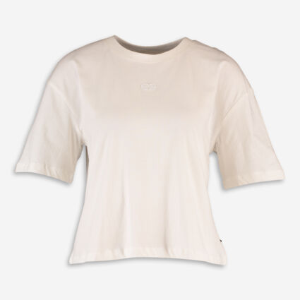 Cream Boxy T Shirt - Image 1 - please select to enlarge image