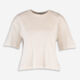 Cream Boxy T Shirt - Image 1 - please select to enlarge image