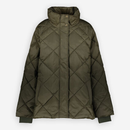 Green Padded Jacket - Image 1 - please select to enlarge image