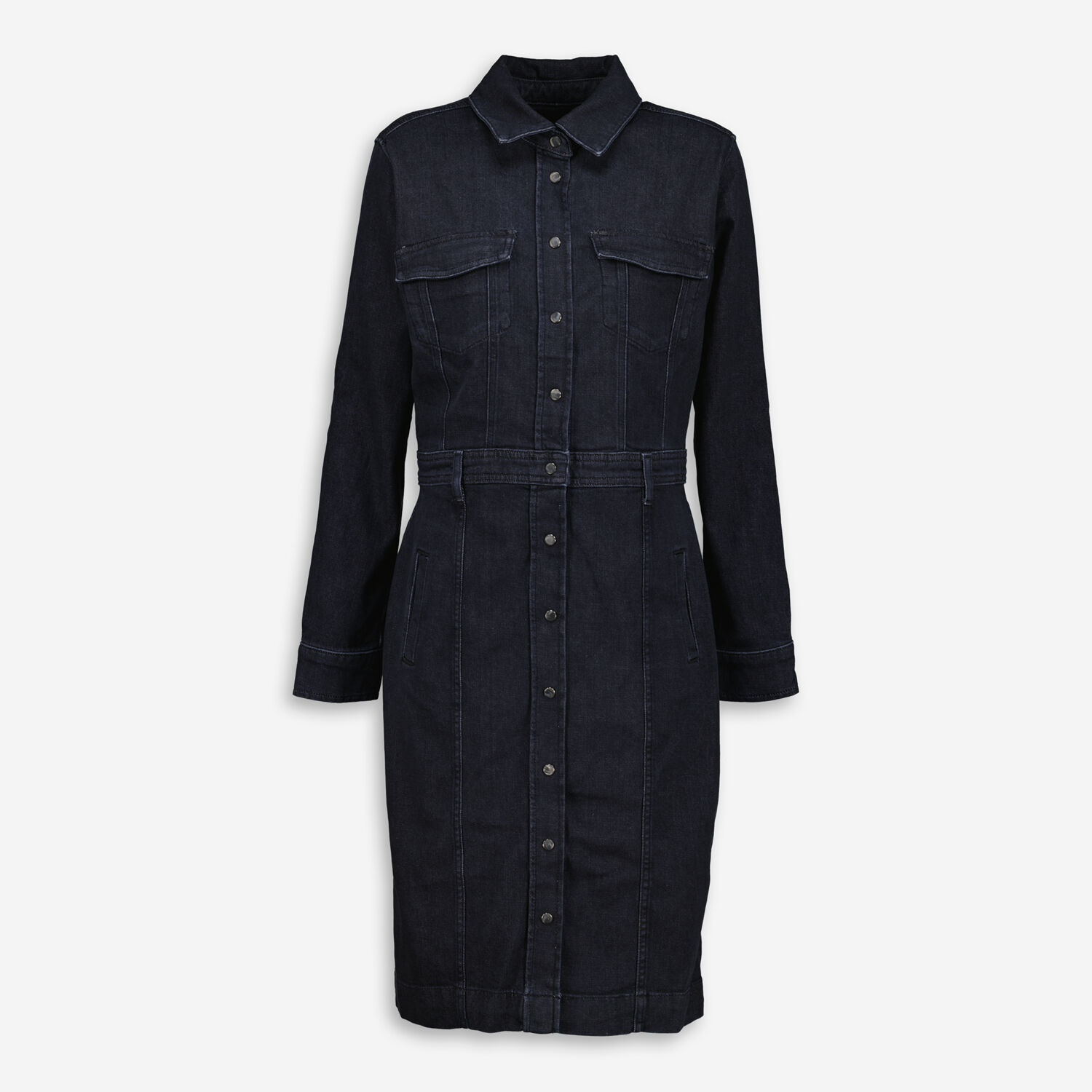 Dark Blue Denim Mini Dress - TK Maxx UK