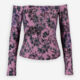 Pink Floral Lucia Top - Image 1 - please select to enlarge image