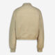 Beige Padded Bomber Jacket - Image 2 - please select to enlarge image