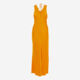 Orange Slim Fit Maxi Dress - Image 1 - please select to enlarge image