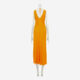 Orange Slim Fit Maxi Dress - Image 2 - please select to enlarge image