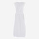 White Cinched Shoulder Maxi Dress - Image 1 - please select to enlarge image