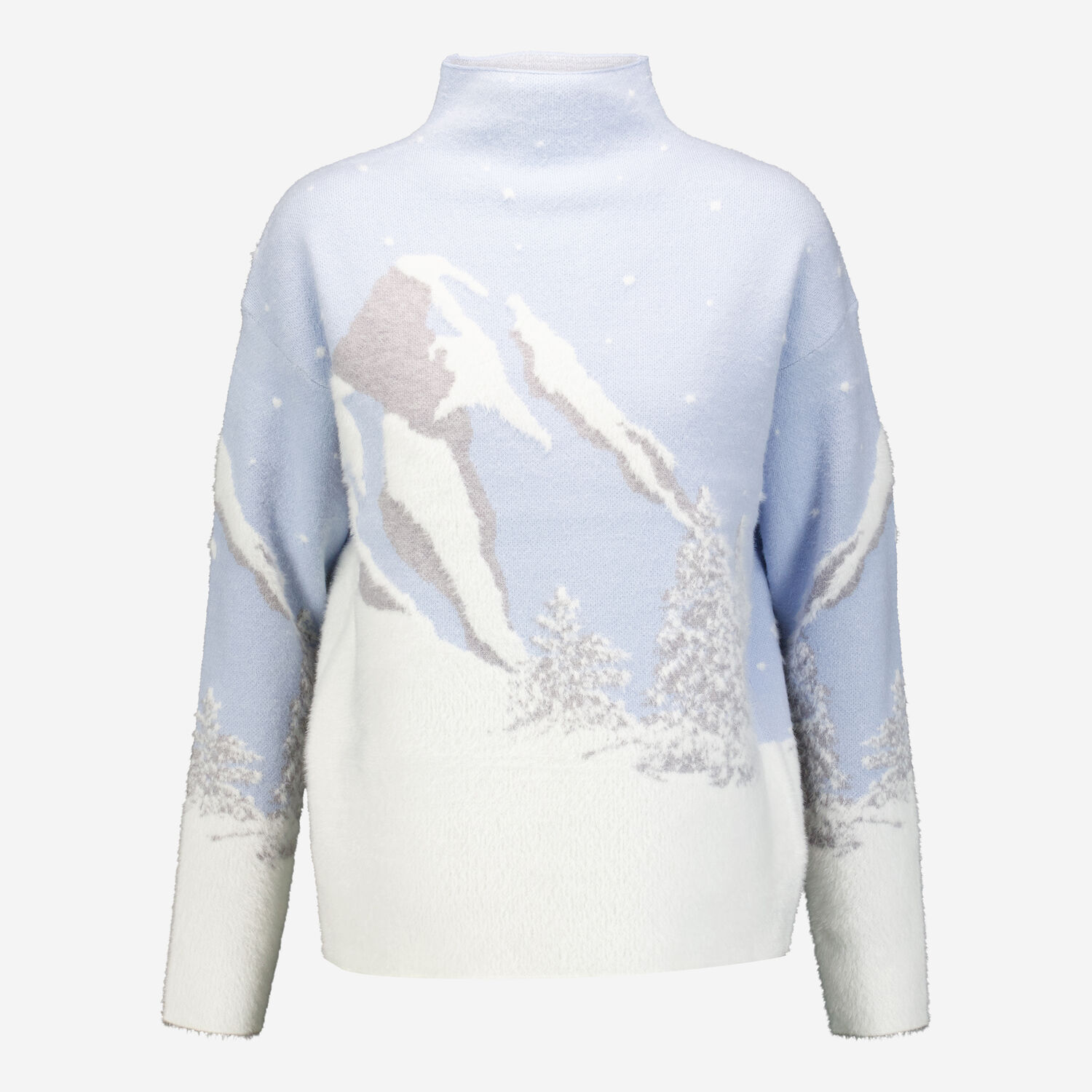 Blue Tactile Snow Scene Jumper TK Maxx UK