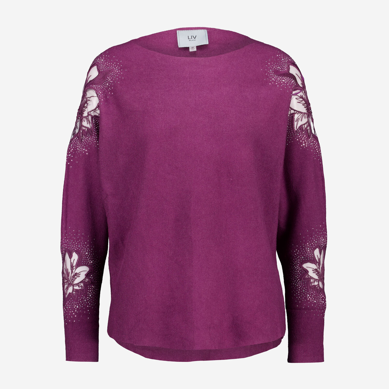 Purple Gem Decal Floral Jumper TK Maxx UK