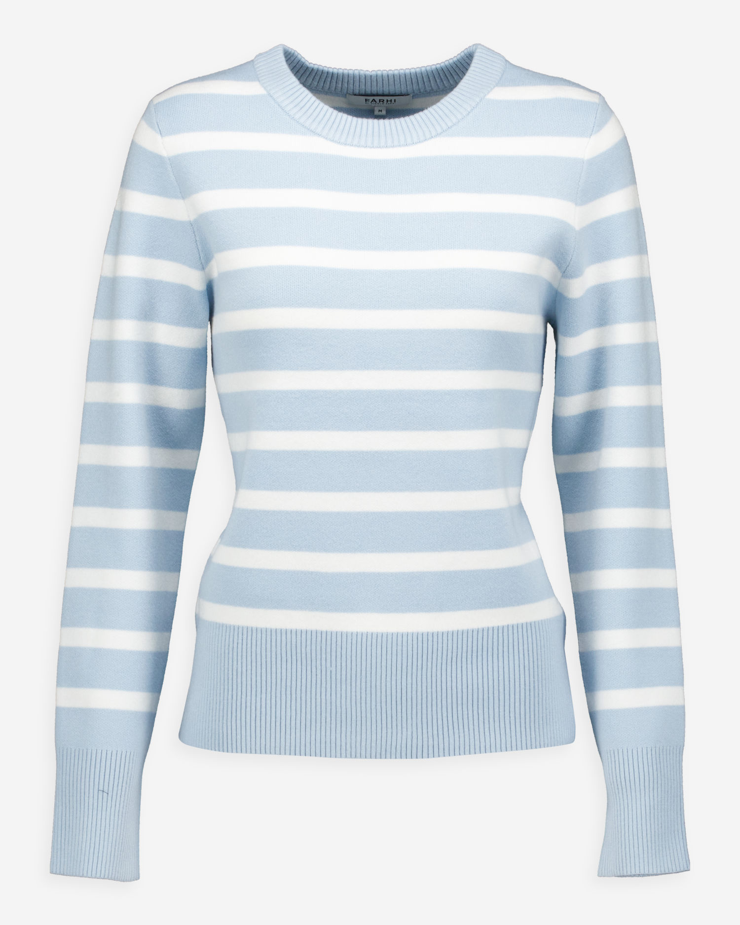 Sky Blue & White Striped Jumper