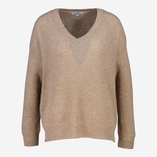 Beigefarbenes Pullover aus Kaschmir - Bild 1 - bitte auswählen, um das Bild zu vergrößern