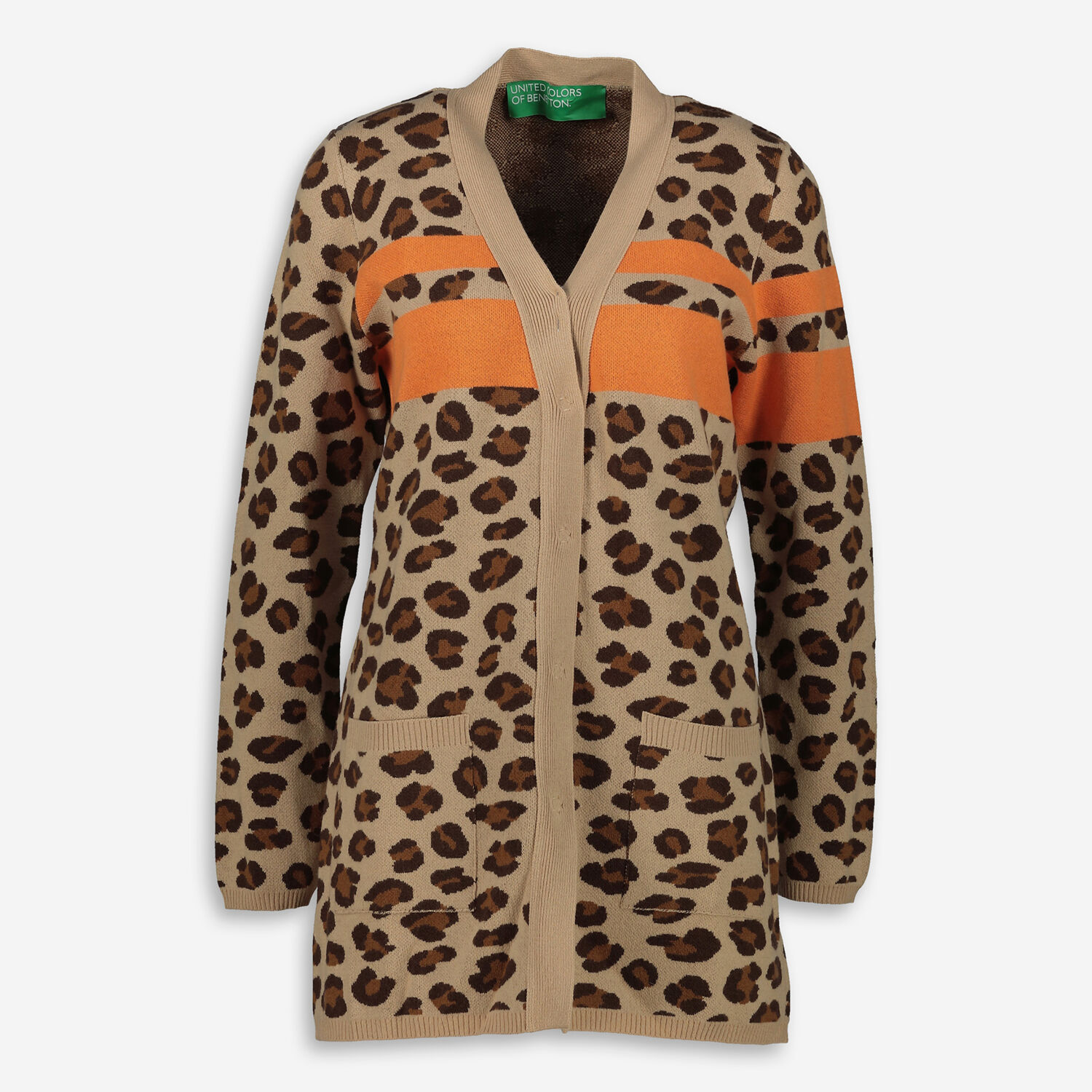 Brown Leopard Cardigan