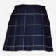 Blue & White Check Knit Mini Skirt - Image 2 - please select to enlarge image