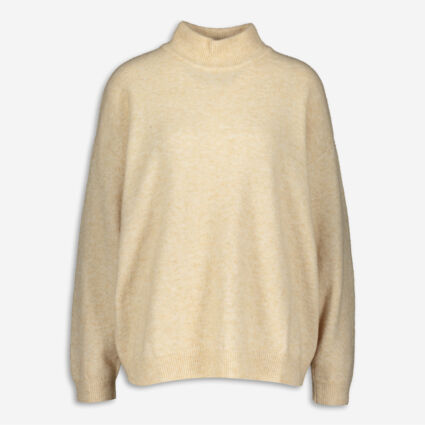 Cream Turtleneck Jumper - TK Maxx UK