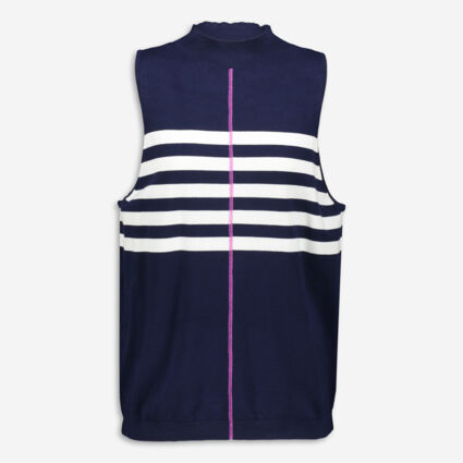 Navy Striped Knit Jumper  - Image 1 - please select to enlarge image