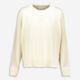 Cream Binni Solid Knit Blouse - Image 1 - please select to enlarge image