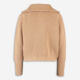 Beige Zip Neck Knitted Jumper - Image 2 - please select to enlarge image
