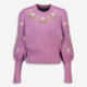 Purple Knitted Jumper - Image 1 - please select to enlarge image