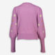 Purple Knitted Jumper - Image 2 - please select to enlarge image