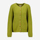 Green Wool Blend Links Cardigan - Image 1 - please select to enlarge image