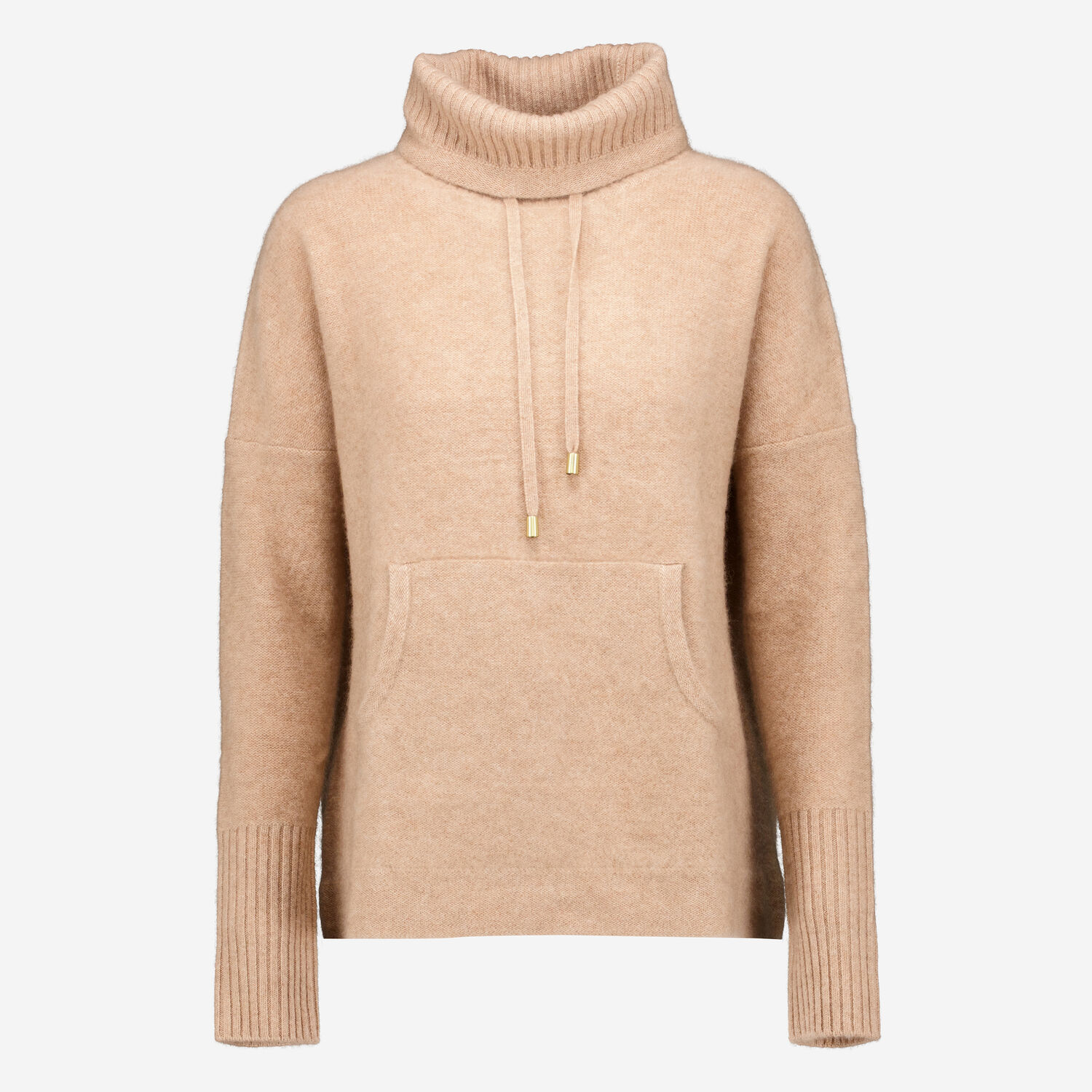 Beige Pure Cashmere Roll Neck Jumper TK Maxx UK