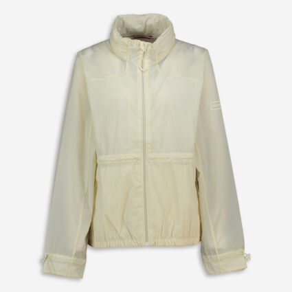 Cream Zip Away Hooded Jacket - Image 1 - please select to enlarge image