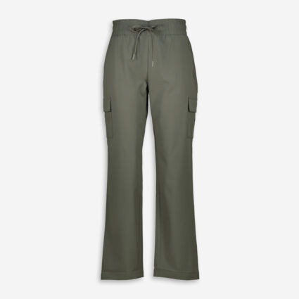 Green Lightweight Cargo Trousers - Image 1 - please select to enlarge image