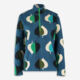 Multicolour Leaf Pattern Fleece Sweatshirt - Image 1 - please select to enlarge image