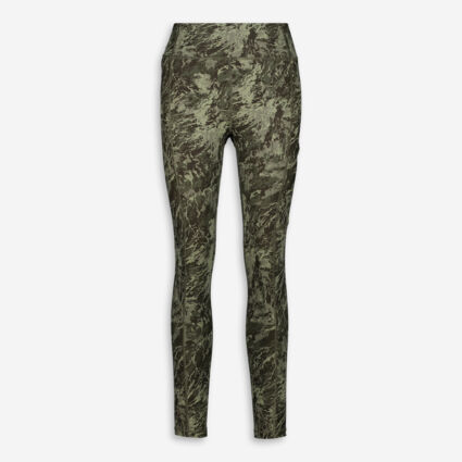 Green Camo Leggings - Image 1 - please select to enlarge image