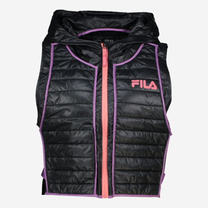 Black Open Gilet - Image 1 - please select to enlarge image